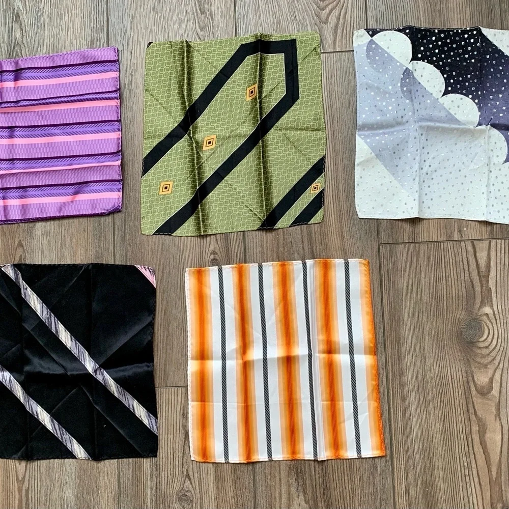Pocket Square Scarfs Of 5